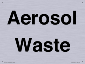 Aerosol Waste